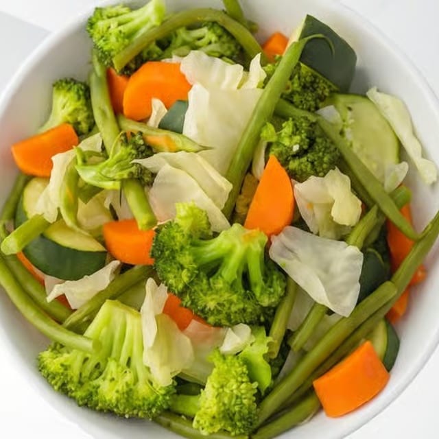 Steamed Veggies.