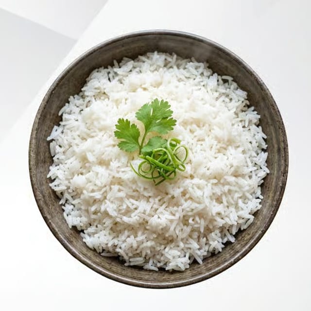 Steamed Rice.
